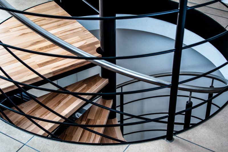 ts metalltechnik beispiel stahltreppe wendeltreppe